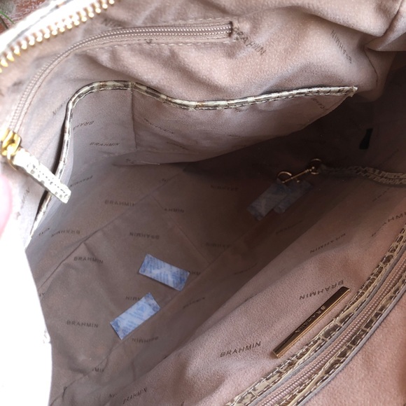 Brahmin Adina Tote Silver Birch+ Suri Wallet NWT - Picture 8 of 8